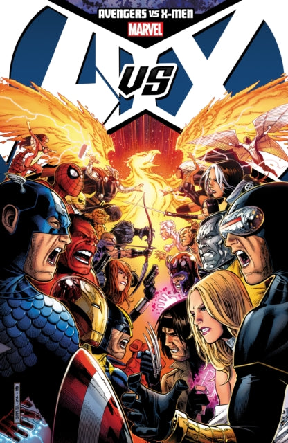 Book cover of: Avengers vs. X-Men. By: Brian Michael Bendis