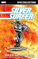 Book cover of: Silver Surfer Epic Collection: Sun Rise and Shadow Fall The Sentinel of The Spaceways. By: Tom DeFalco