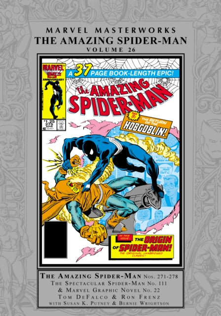 Book cover of: Marvel Masterworks: The Amazing Spider-Man Vol. 26. By: Tom DeFalco