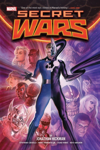 Book cover of: Secret Wars by Jonathan Hickman Omnibus. By: Jonathan Hickman