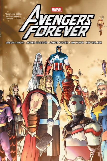 Book cover of: Avengers Forever by Jason Aaron Omnibus. By: Jason Aaron