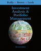 Book cover of: Investment Analysis and Portfolio Management. By: Frank K. Reilly