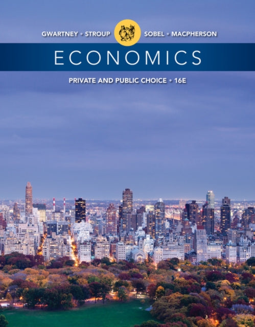 Book cover of: Economics. By: James Gwartney