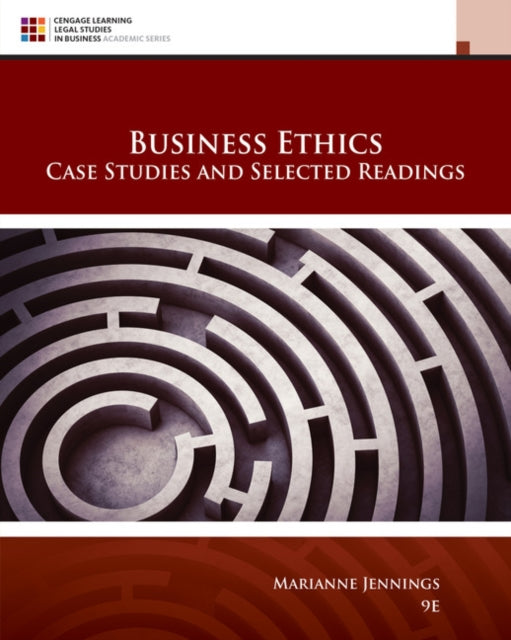 Book cover of: Business Ethics. By: Marianne M. Jennings