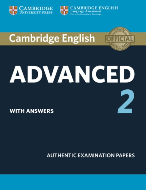 Book cover of: Cambridge English Advanced 2 Student's Book with answers