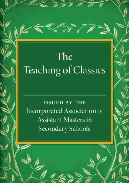 Book cover of: Teaching of Classics