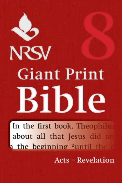 Book cover of: NRSV Giant Print Bible: Volume 8, Acts to Revelation
