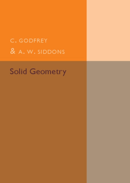 Book cover of: Solid Geometry. By: C. Godfrey