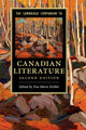 Book cover of: Cambridge Companion to Canadian Literature. By: Eva-Marie Kröller