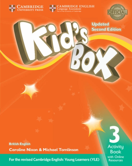 Book cover of: Kid's Box Level 3 Activity Book with Online Resources British English. By: Caroline Nixon