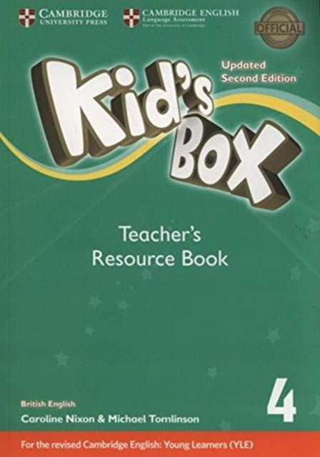 Book cover of: Kid's Box Level 4 Teacher's Resource Book with Online Audio British English. By: Kathryn Escribano