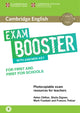Book cover of: Cambridge English Exam Booster for First and First for Schools with Answer Key with Audio. By: Helen Chilton