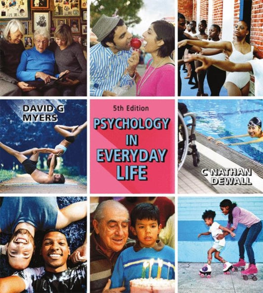 Book cover of: Psychology in Everyday Life (High School Version). By: David G. Myers