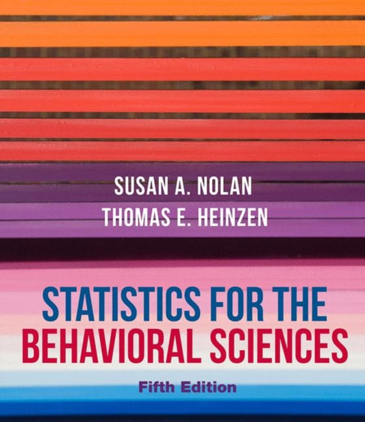 Book cover of: Statistics for the Behavioral Sciences