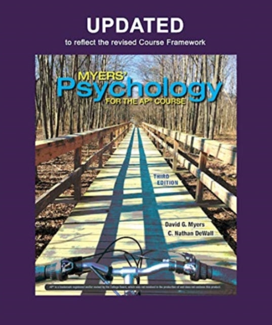 Book cover of: Updated Myers' Psychology for AP. By: David G. Myers