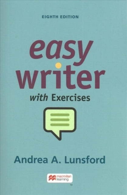 Book cover of: EasyWriter with Exercises. By: Andrea A. Lunsford