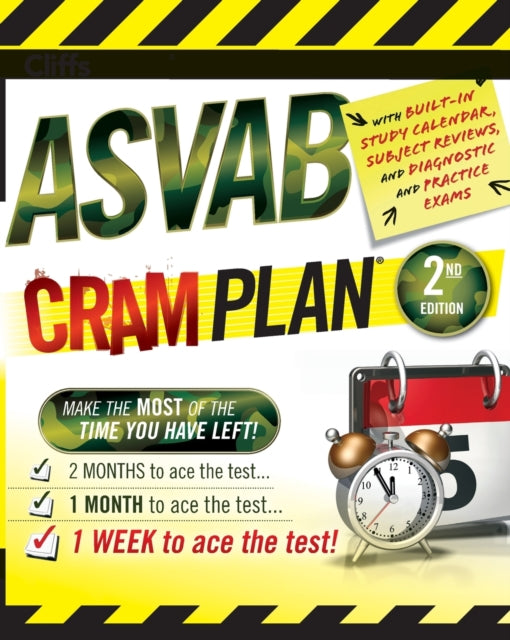 Book cover of: Cliffsnotes ASVAB Cram Plan. By: American American BookWorks Corporation