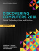 Book cover of: Discovering Computers, Essentials A©2018: Digital Technology, Data, and Devices. By: Misty E. Vermaat