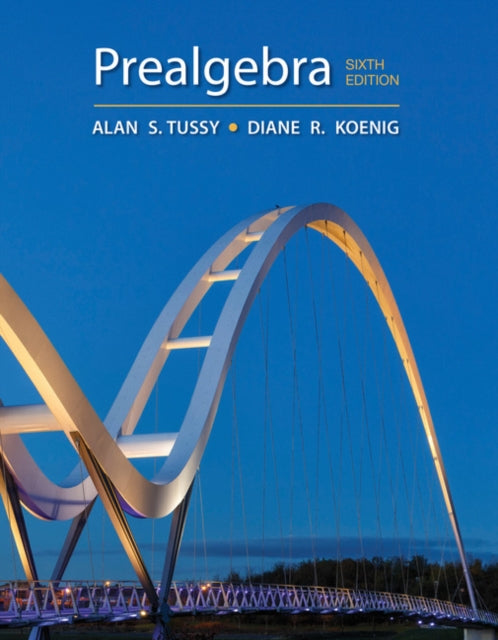 Book cover of: Prealgebra. By: Alan S. Tussy