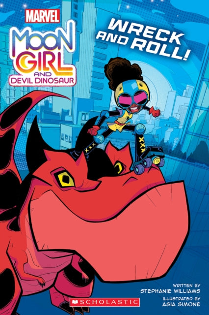 Book cover of: Moon Girl graphic novel. By: Stephanie Williams