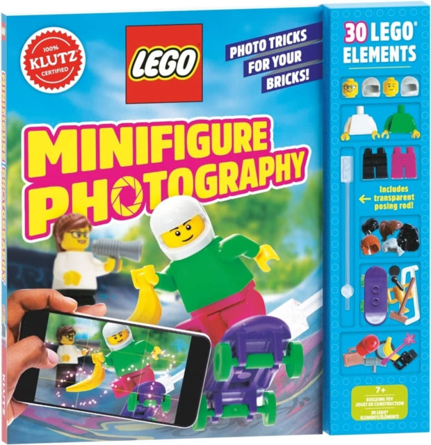 Book cover of: LEGO Minifigure Photography. By: Editors of Klutz