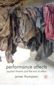 Book cover of: Performance Affects. By: J. Thompson