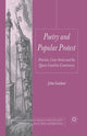 Book cover of: Poetry and Popular Protest. By: J. Gardner