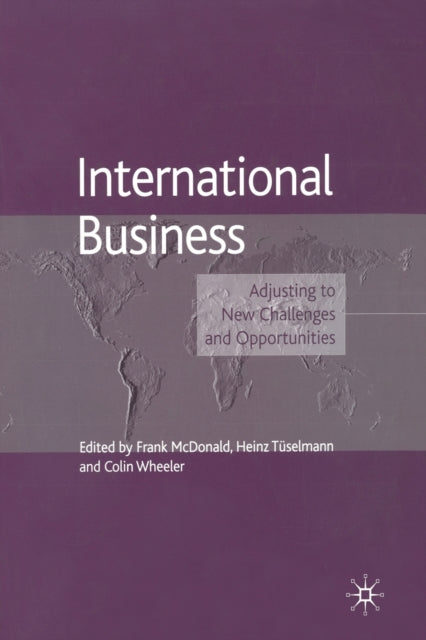 Book cover of: International Business. By: F. McDonald