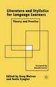 Book cover of: Literature and Stylistics for Language Learners. By: G. Watson