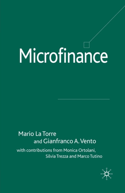 Book cover of: Microfinance. By: G. Vento