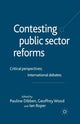 Book cover of: Contesting Public Sector Reforms. By: Geoffrey E. Wood