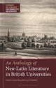 Book cover of: Anthology of Neo-Latin Literature in British Universities. By: Gesine Manuwald