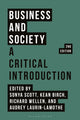 Book cover of: Business and Society. By: Kean Birch