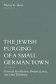 Book cover of: Jewish Purging of a Small German Town. By: Maria R. Boes