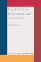 Great Debates in Contract Law 9781352009989 Jonathan Morgan
