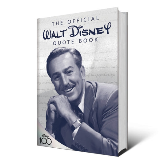 Book cover of: Official Walt Disney Quote Book. By: Walter Disney