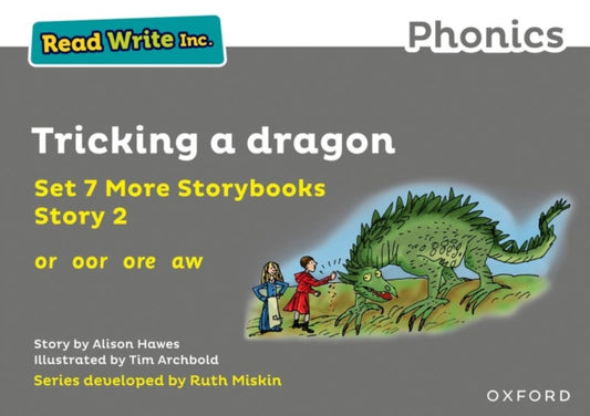 Book cover of: Read Write Inc. Phonics: Tricking a dragon (Grey Set 7A Storybook 2)