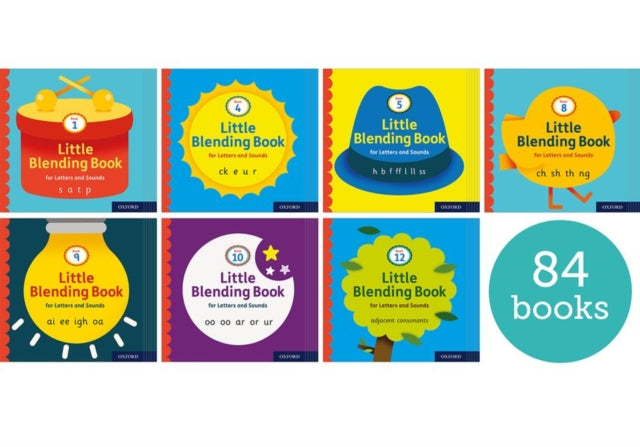 Book cover of: Little Blending Books for Letters and Sounds: Pack of 84. By: Oxford Editor