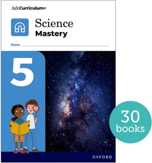 Book cover of: Science Mastery: Science Mastery Pupil Workbook 5 Pack of 30. By: Oxford Editor