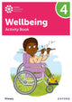 Book cover of: Oxford International Wellbeing: Activity Book 4. By: Adrian Bethune