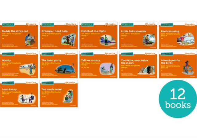 Book cover of: Read Write Inc. Phonics: Orange Set 4 More Storybooks (Mixed Pack of 12)