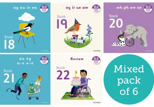 Book cover of: Essential Letters and Sounds: Essential Blending Books: Phase 5: Mixed Pack of 6. By: Oxford Editor