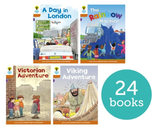 Book cover of: Oxford Reading Tree: Biff, Chip and Kipper Stories: Oxford Level 8: Class Pack of 24. By: Roderick Hunt