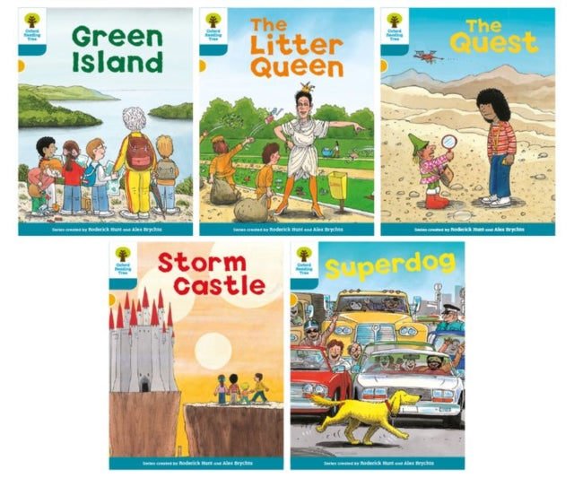 Book cover of: Oxford Reading Tree: Biff, Chip and Kipper Stories: Oxford Level 9: Mixed Pack 5. By: Roderick Hunt