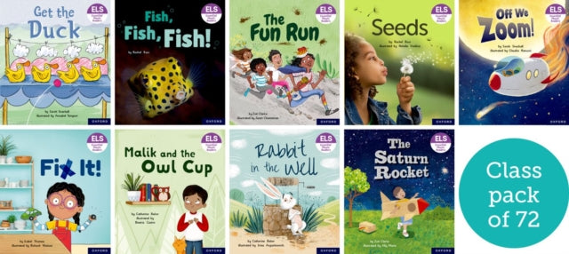 Book cover of: Essential Letters and Sounds: Essential Phonic Readers: Oxford Reading Level 1+-3: Class Pack of 72. By: Oxford Editor