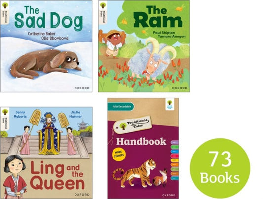 Book cover of: ORT Traditional Tales: Level 1+ to Level 3 Reception: Easy Buy Pack More Stories. By: Oxford Editor