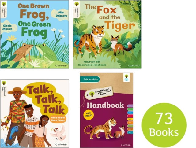 Book cover of: ORT Traditional Tales: Level 4 to Level 6 Year 1: Easy Buy Pack: More Stories. By: Oxford Editor