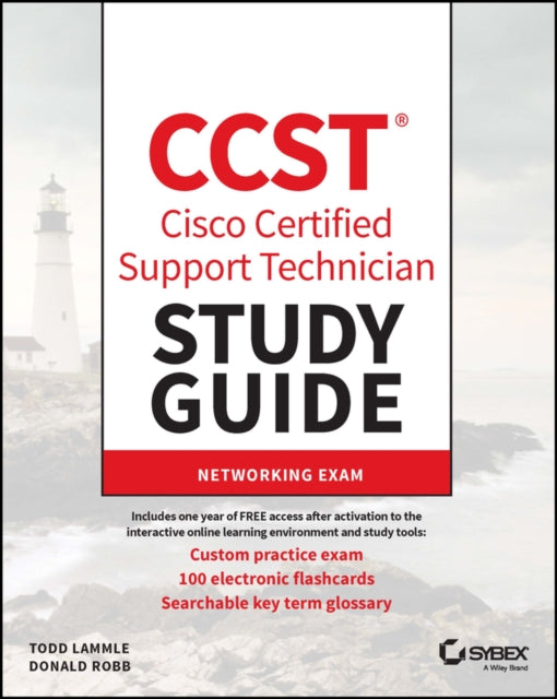 Book cover of: CCST Cisco Certified Support Technician Study Guide. By: Todd Lammle