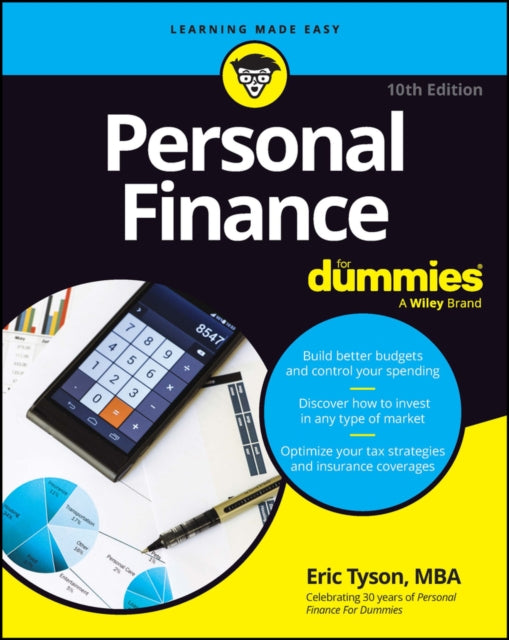 Book cover of: Personal Finance For Dummies. By: Eric Tyson