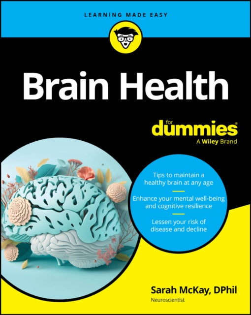Book cover of: Brain Health For Dummies. By: Sarah McKay